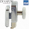 Bottom top shower doors wheels-4