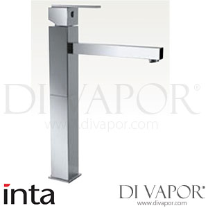 Inta 10075CP Infiniti Tall Basin Mixer Tap with Click Clack Waste Spare Parts