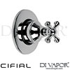 Cifial 100ED Edwardian Wall Diverter Spare Parts