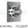 Cifial 100TH300 Techno 300 Wall Diverter Spare Parts