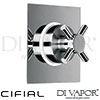 Cifial 100THX300 Techno X300 Wall Diverter Spare Parts
