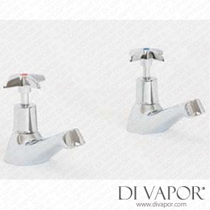 HighLife 10210 Skara Cross Top Basin Pillar Taps Spare Parts