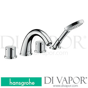 Hansgrohe 10451000 AXOR Starck 4-Hole Tile Mounted Bath Mixer with Zero Handles 09/98 - 11/09 Spare Parts