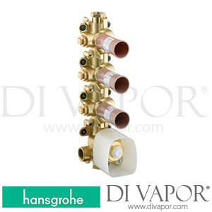 Hansgrohe 10750180 AXOR ShowerSolutions Basic Set for Thermostatic Module 360/120 for Concealed Installation >03/15 Spare Parts