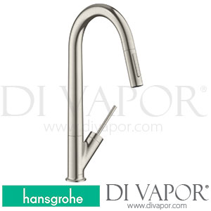 Hansgrohe 10821800 AXOR Starck Single Lever Kitchen Mixer 270 With Pull-Out Spray Spare Parts >08/13