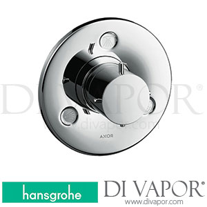 Hansgrohe 10930000 AXOR Starck Shut-Off/ Diverter Valve Trio/ Quattro for Concealed Installation >04/01 Spare Parts