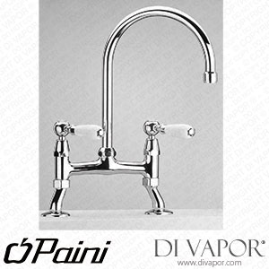 Paini 10CR220USIA Traditional Classics Two Tap Hole Cranked Leg Bridge Mixer Spare Parts