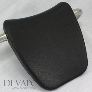 Grey Whirlpool Bath Headrest Pillow with Metal Mounting Bars - 25cm