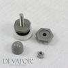 Single Shower Door Roller (Breakdown)