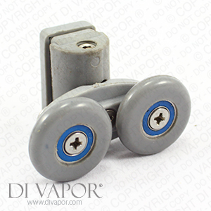 Double Wheel Door Roller (No Spring)