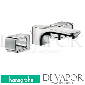 Hansgrohe 11041000 AXOR Urquiola 3-Hole Basin Mixer 50 with Escutcheons and Pop-Up Waste Set >01/11 Spare Parts