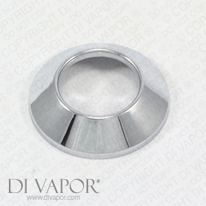 Bath Shower Head Holder 34mm Hole - Circular Ring Mount Covering Cap