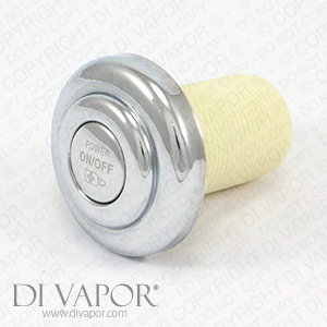 On Off Switch Air Regulator for Whirlpool Bath Jets - Strong ABS Plastic Fitting - Universal Switch