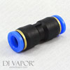 8mm Whirlpool Bath Spa Air Jet 8mm Pipe Straight Connector