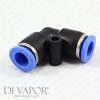 8mm Whirlpool Bath Spa Air Jet 8mm Pipe Elbow