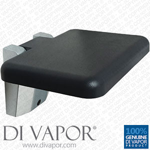 Square Folding Seat Wall Mounted for Shower - Fold Down Seat - 30cm Folding Disability Mobility