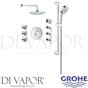 Grohe 117162 Eurosmart Timeless Thermostatic Custom Shower Kit Spare Parts