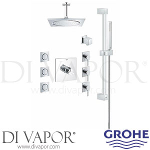 Grohe 117163 Allure Square THM Custom Shower Kit Spare Parts