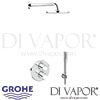 Grohe Grohtherm 3000 Cosmopolitan Rainshower Shower Solution Pack 4 Spare Parts