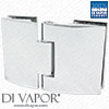 Glass to Glass Clam Shell Hinge for Heavy Glass Shower Door