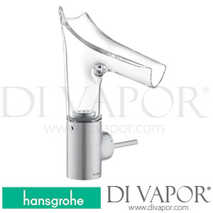 Hansgrohe 12112260 AXOR Starck V Single Lever Basin Mixer 140 with Glass Spout and Waste Set 11/16 - 12/19 Spare Parts