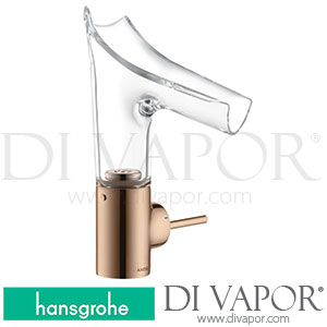 Hansgrohe 12112300 AXOR Starck V Single Lever Basin Mixer 140 with Glass Spout and Waste Set >11/16 Spare Parts