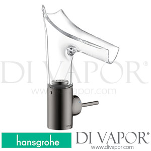 Hansgrohe 12112330 AXOR Starck V Single Lever Basin Mixer 140 with Glass Spout and Waste Set >11/16 Spare Parts
