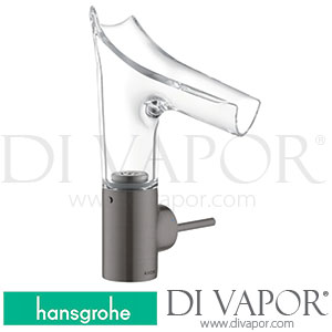 Hansgrohe 12112340 AXOR Starck V Single Lever Basin Mixer 140 with Glass Spout and Waste Set >11/16 Spare Parts