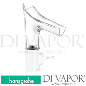 Hansgrohe 12112450 AXOR Starck V Single Lever Basin Mixer 140 with Glass Spout and Waste Set >07/16 Spare Parts