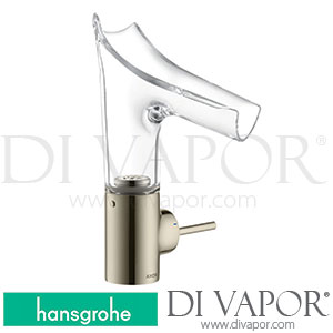 Hansgrohe 12112830 AXOR Starck V Single Lever Basin Mixer 140 with Glass Spout and Waste Set 11/16 - 12/19 Spare Parts