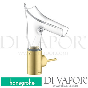 Hansgrohe 12112950 AXOR Starck V Single Lever Basin Mixer 140 with Glass Spout and Waste Set >11/16 Spare Parts