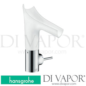 Hansgrohe 12113000 AXOR Starck V Single Lever Basin Mixer 140 with Porcelain Spout and Waste Set >07/16 Spare Parts