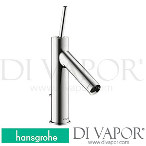 Hansgrohe 12131009 AXOR Starck Single Lever Basin Mixer 90 with Pin Handle and Pop-Up Waste Set 2 Ticks >04/20 Spare Parts