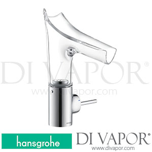 Hansgrohe 12152009 AXOR Starck V Single Lever Basin Mixer 140 with Glass Spout and Waste Set 2 Ticks >04/20 Spare Parts
