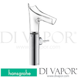 Hansgrohe 12153009 AXOR Starck V Single Lever Basin Mixer 220 with Glass Spout for Wash Bowls with Waste Set 2 Ticks >04/20 Spare Parts