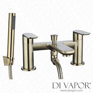 HighLife 12425R Rona Brushed Brass Bath Shower Mixer & Kit Spare Parts