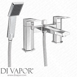 Victorian Plumbing Venice Modern Geometric Bath Shower Mixer Tap + Shower Kit - 1251-CR Spare Parts