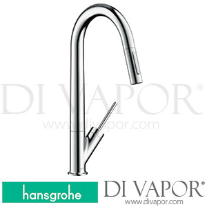 Hansgrohe 12806001 AXOR Starck Single Lever Kitchen Mixer 270 2Jet With Pull-Out Spray 1.5 Gpm Spare Parts >01/22