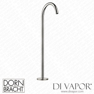 Dornbracht Meta Bath Spout without Diverter for Free-Standing Assembly - Brushed Platinum 13 672 661-06 Spare Parts