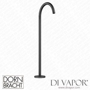 Dornbracht Meta Bath Spout without Diverter for Free-Standing Assembly - Matte Black 13 672 661-33 Spare Parts