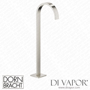 Dornbracht Mem Bath Spout without Diverter for Free-Standing Assembly - Brushed Platinum 13 672 780-06 Spare Parts
