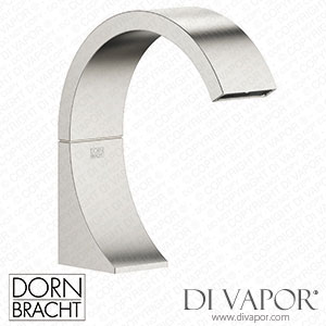 Dornbracht Cyo Deck-Mounted Basin Spout without Pop-Up Waste - Brushed Platinum 13 715 811-06 Spare Parts