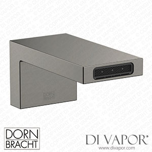 Dornbracht Symetrics Wall-Mounted Basin Spout without Pop-Up Waste - Brushed Dark Platinum 13 800 740-99 Spare Parts