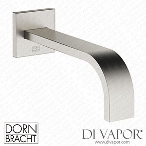 Dornbracht Mem Wall-Mounted Basin Spout without Pop-Up Waste - Brushed Platinum 13 800 782-06 Spare Parts