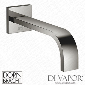 Dornbracht Mem Wall-Mounted Basin Spout without Pop-Up Waste - Platinum 13 800 782-08 Spare Parts