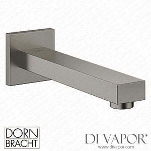 Dornbracht Symetrics Wall-Mounted Basin Spout without Pop-Up Waste - Brushed Dark Platinum 13 800 980-99 Spare Parts