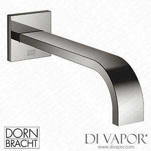 Dornbracht Mem Bath Spout for Wall Mounting - Platinum 13 801 782-08 Spare Parts