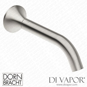Dornbracht Vaia Bath Spout for Wall Mounting - Brushed Platinum 13 801 809-06 Spare Parts