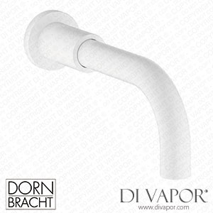 Dornbracht Tara Bath Spout for Wall Mounting - Matte White 13 801 892-10 Spare Parts