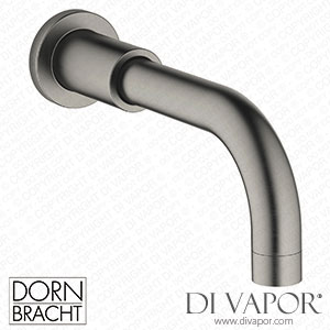 Dornbracht Tara Bath Spout for Wall Mounting - Brushed Dark Platinum 13 801 892-99 Spare Parts